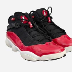 Jordan 6 Rings black/white gym red sneakers