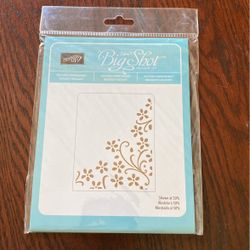 Stampin Up Sizzix Textured Impressions Elegant Bouquet 