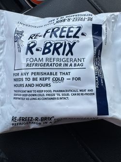 Bulk Lot: Re-Freez-R-Brix Foam Refrigerant Ice Packs – Heavy Duty/Reusable