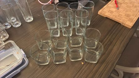 Anchor Hocking High ball and Rocks glasses