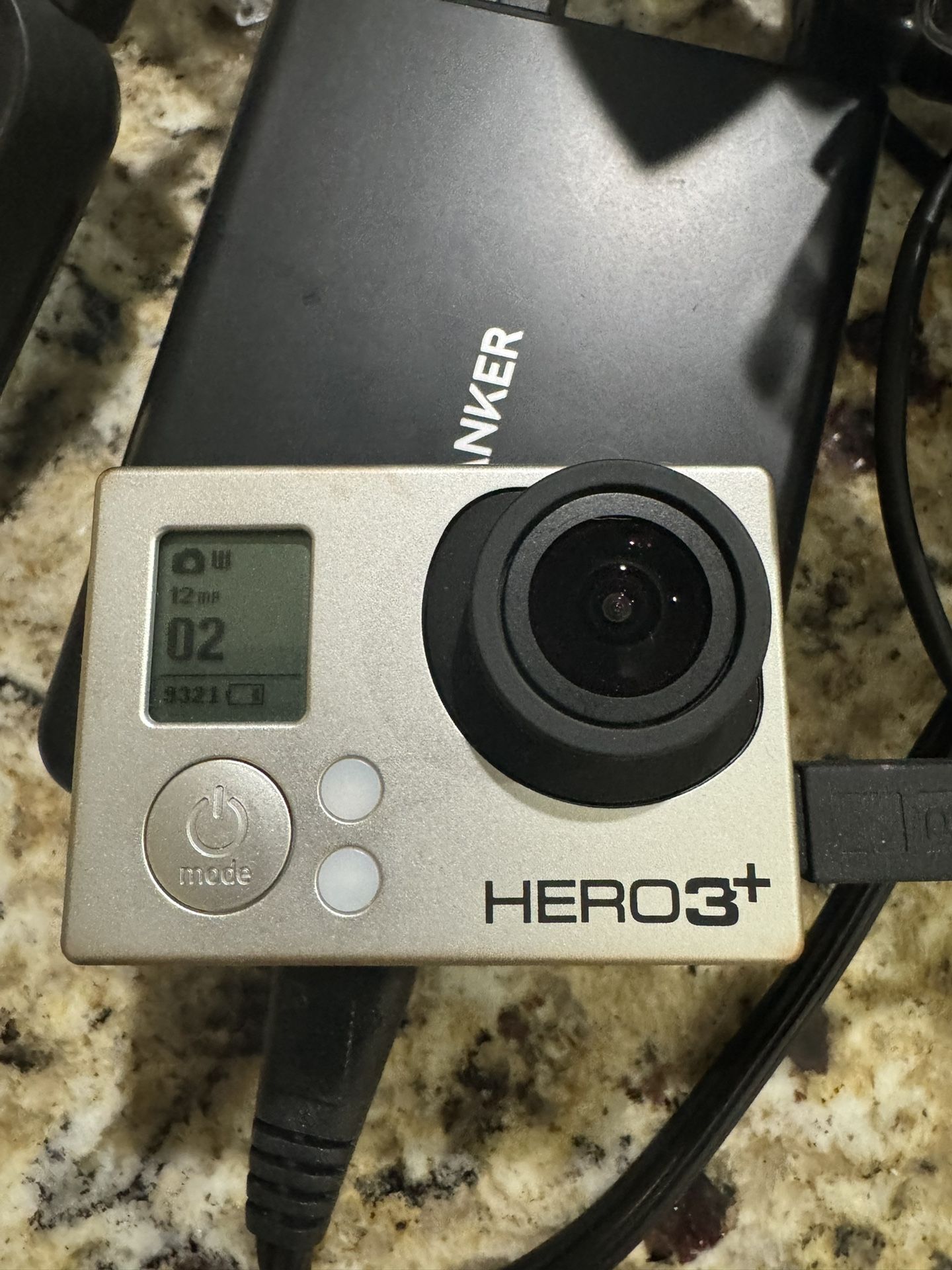 GoPro Hero 3+ With 2 Cases