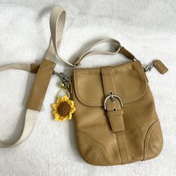 Small Vintage Coach Saddle Bag