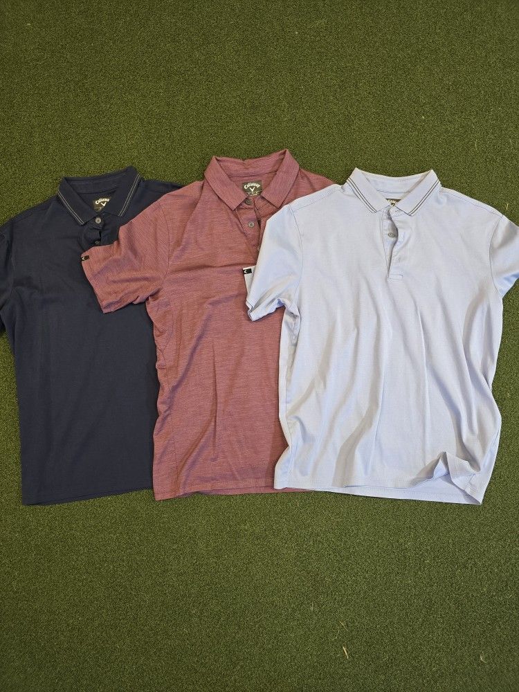 Callaway Golf Polos Size Medium