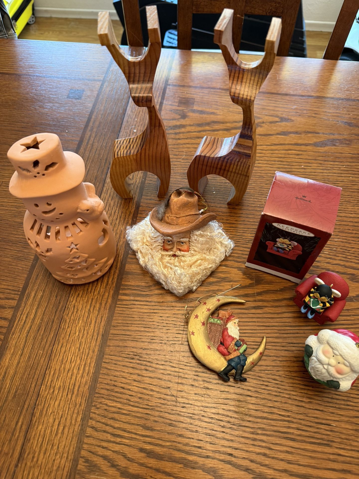 LOT Christmas Decorations Ornaments Candle Holder ALL FOR