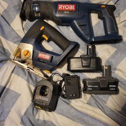 Ryobi Cordless Power Tools Set