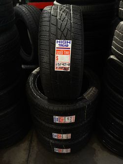 Firestone used tires set 235/45/18