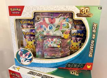 Pokemon 30th Celebrations Sylveon EX Box