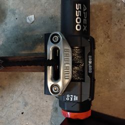 Badland Wench Set Up With Tow Hitch Connector+Remote,Battery  