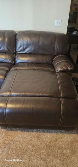 Leather couch