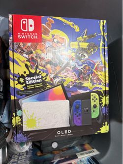 Nintendo Switch Splatoon 3 Oled Model Special Edition