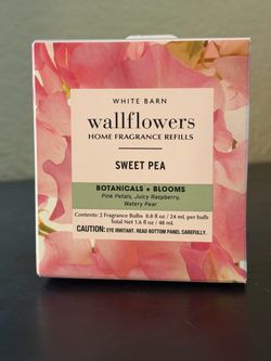 White Barn Bath & Body Works Wallflowers Sweet Pea Home Fragrance Refills 2 pack