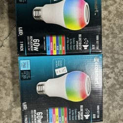 LED Color Changing Light Bulb With Speaker
