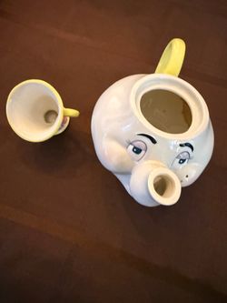 Disney Beauty and the Beast Mrs. Potts Character Face Mug Cup