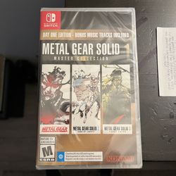 metal gear solid master collection for nintendo switch