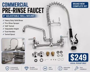 Brand New Commercial Pre-Rinse Faucet