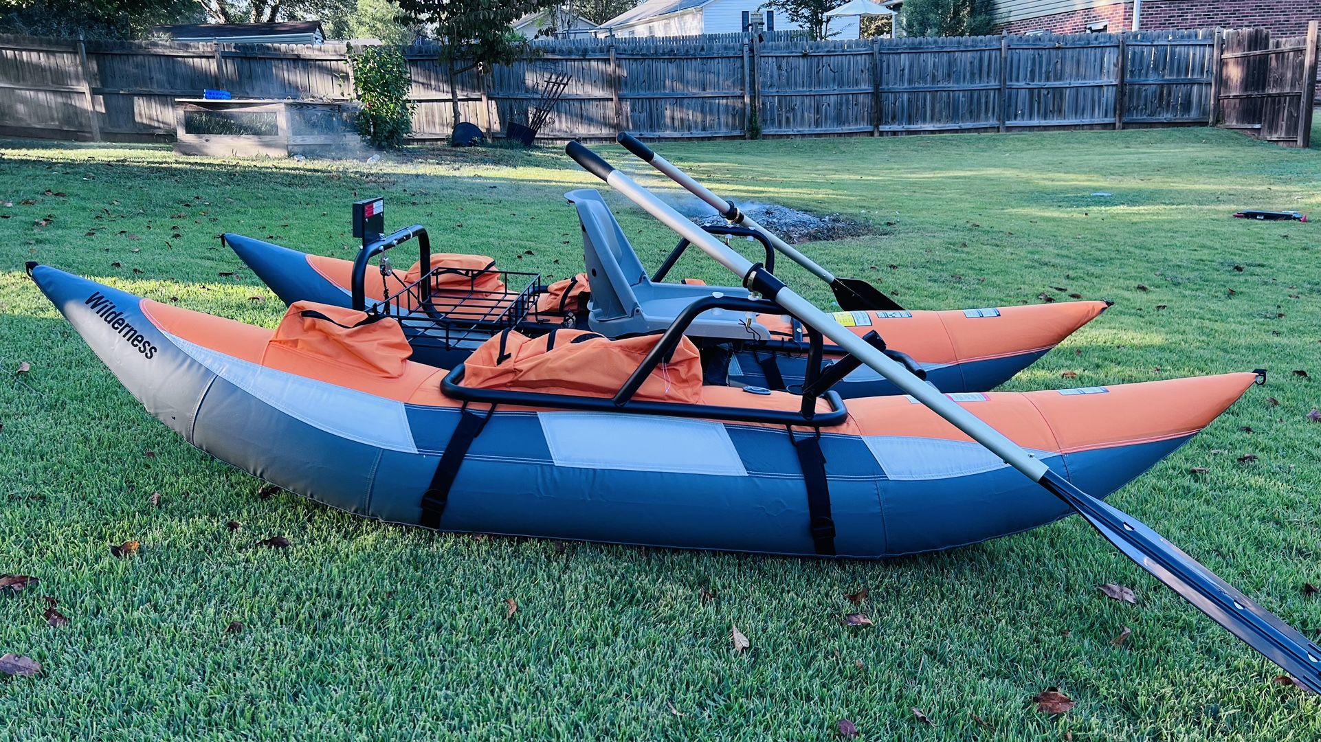 Fishing pontoon boat 9 ft