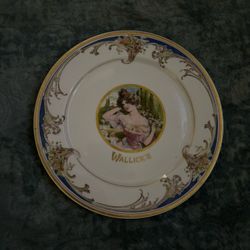 Wallick's Hotel & Cabaret N.Y. China Dinner Plate