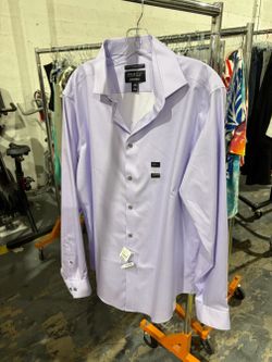 Kenneth Cole Lavender Dress Shirt 16.5 34/35