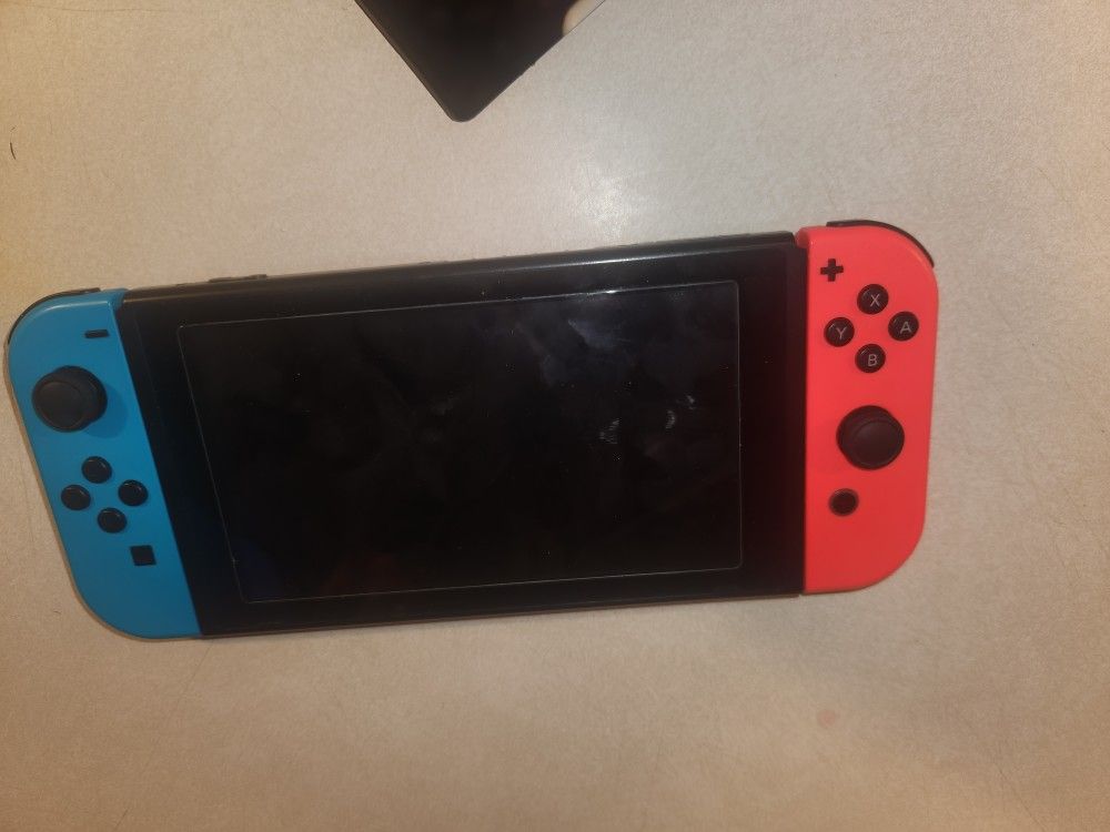 Nintendo Switch Version #2, 2 Games, 2 Light Up Dockig Displays, Locking Lanyard,and Carrying Case