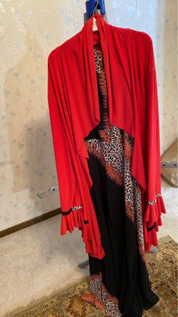 Women’s long dress with cardigan size XL