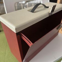 Filing Box - Two-tone Metal