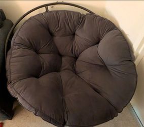 Papasan Chair with Metal Base