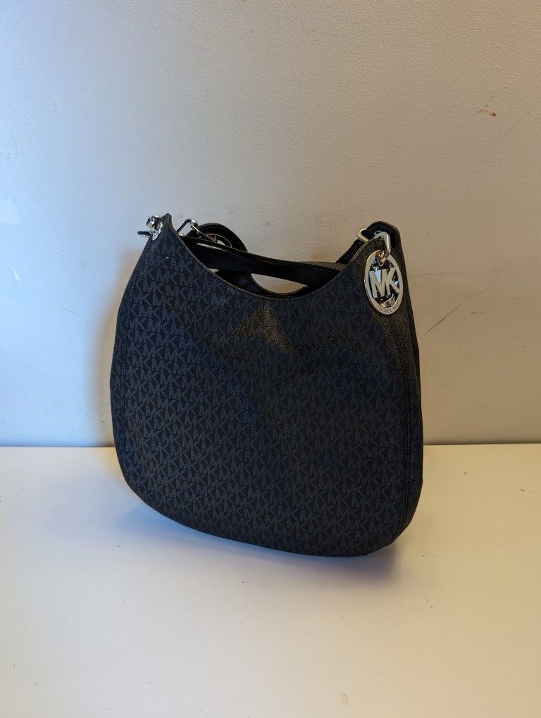 Michael Kors Fulton Large Shoulder Tote Black