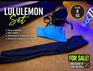 Lululemon set & Backpack Jordan's kids shoes