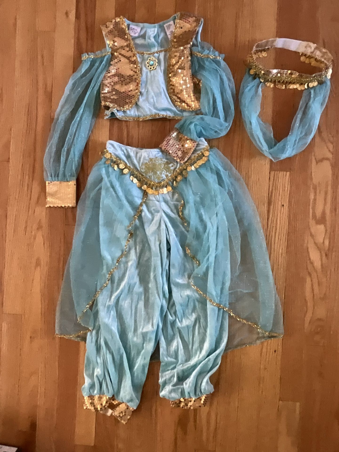 Princess Jasmine Harem Halloween Dress Up. Costume Size 7 / 8