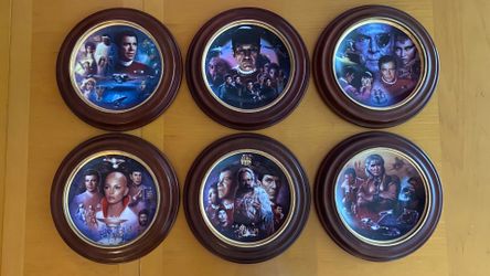 Star Trek Movies 1-6 Hamilton Plate Collection
