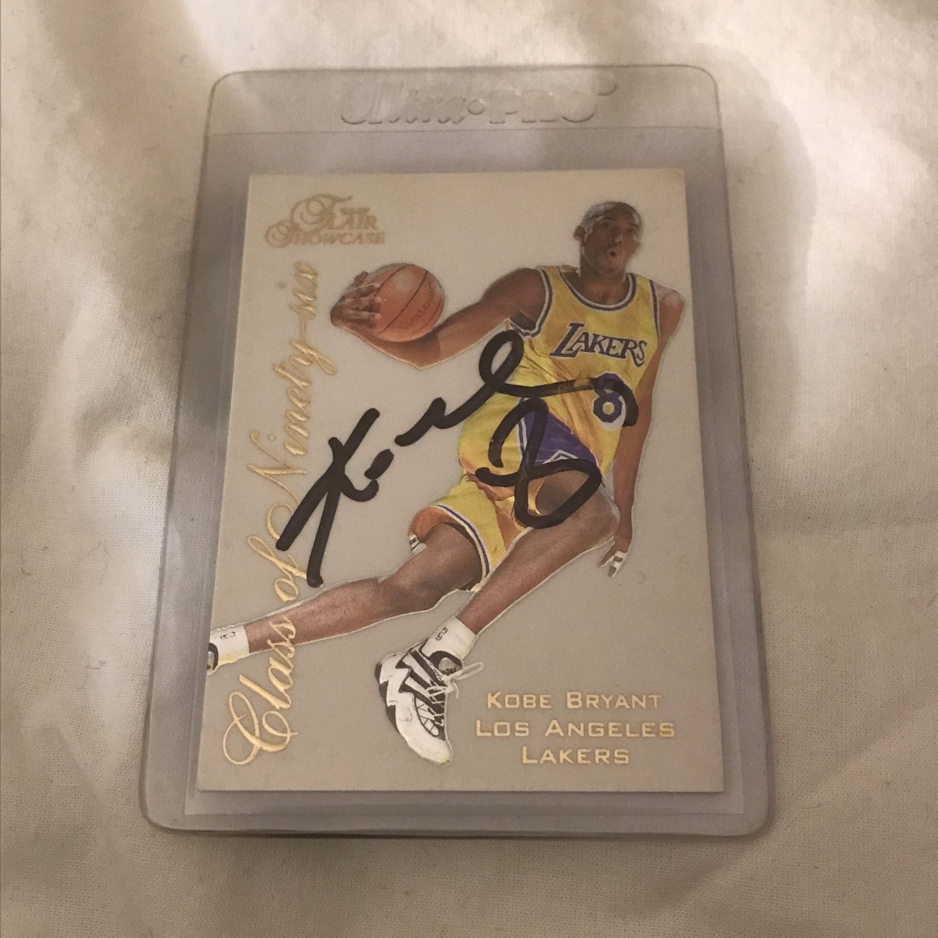 Kobe Bryant Autographed Rookie Card