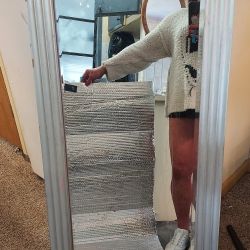 Absolutely Beautiful Large Mirror Heavy Duty Jewelry Case