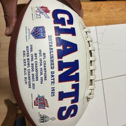 Giants 2011 Super Bowl Signed Football 
