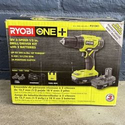 DRILL SET RYOBI 