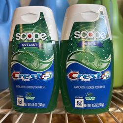 Crest Plus Scope Toothpaste 
