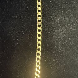 14KT Cuban Link Bracelet I-2382