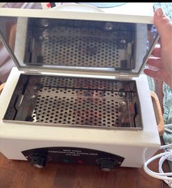 High Temperature Sterilizer Dry Heat Nail Tool Dental Tool Sterilizer 1.5L