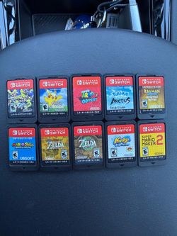 Nintendo Switch Games Zelda Pokémon Mario Kirby Splatoon Rayman