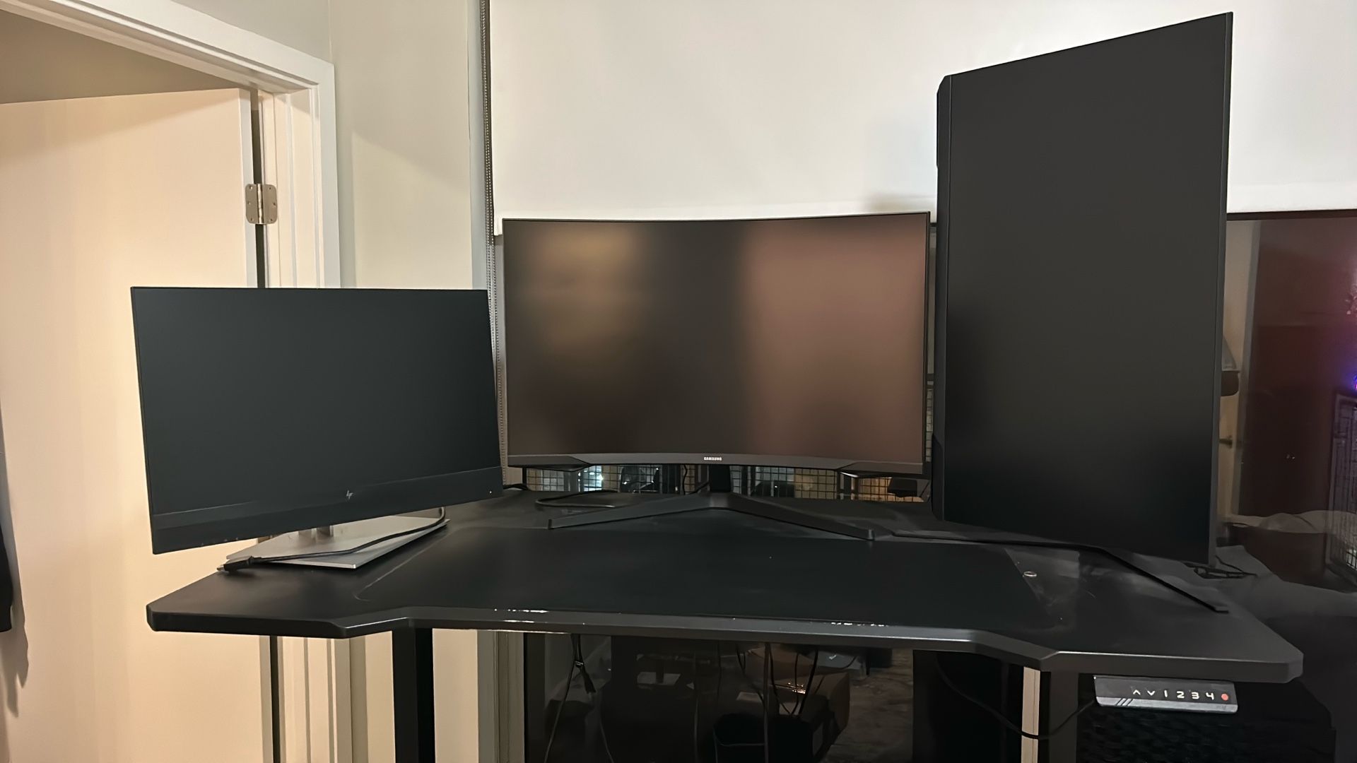 Set Of 3 HD Monitors