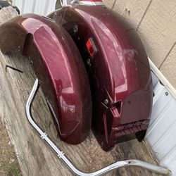 Front And Rear Fenders + Seat