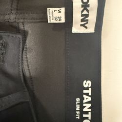 Dkny Slim black pants 34x32 mew no tags