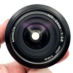 Minolta MD 24mm 2.8 lens