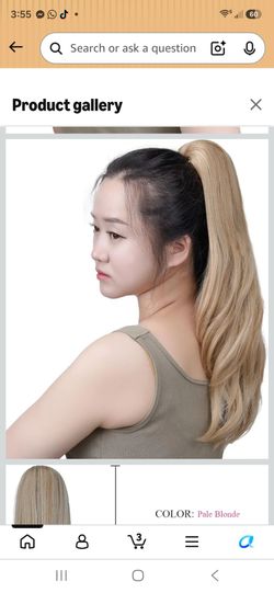 straight synthetic hair ponytail extension new