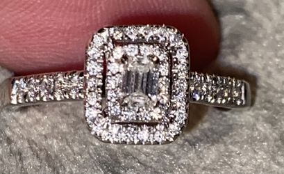 Diamond Engagement Ring And Band