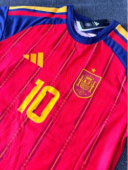 🔴Spain Home “Lamine Yamal” Jersey⚪️Available in size LARGE only⚽️Message me if interested✅