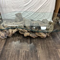Vintage Mid-Century Modern Driftwood Coffee Table