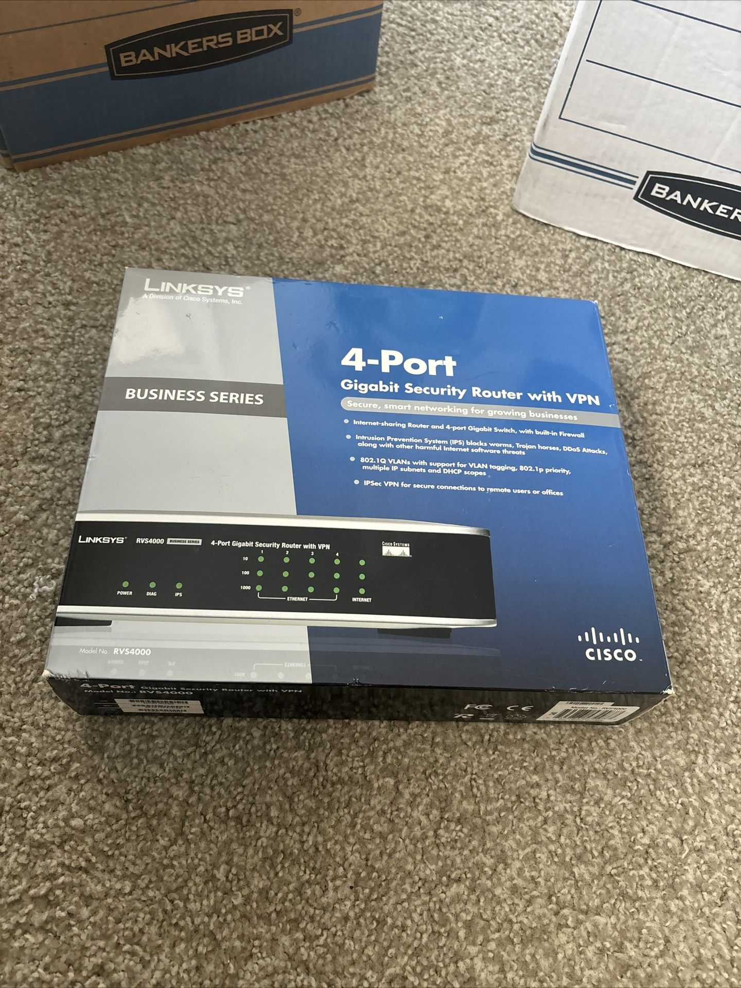 4 Port Security Router Business Series