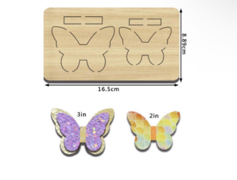 Butterfly Die For Bow Making 