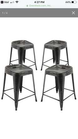 Brand new metal bar stools 24”