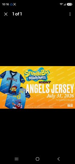Angels SpongeBob jersey XL